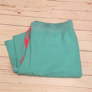 Figs neon blue scrub pants